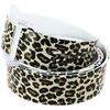 Ceinture Skimp Ceinture souple Panth&egrave;re Classique Marron