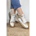 Baskets femme sur Grenoble : Baskets basses Semerdjian - Baskets CASSIE D467 Dor&eacute;