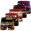 Boxers Freegun Lot de 5 boxers homme Cars Racing Rouge