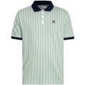 Polos sur Grenoble : Polo Fila Polo classique &agrave; rayures vintage BB1 Vert