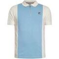 Polos sur Grenoble : Polo Fila Polo Pierro Cut Sew &agrave; fermeture &eacute;clair Bleu