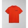 Tee-shirts sur Grenoble : T-shirt Napapijri S-GOUIN NP0A4HTQ-A63 ORANGE SPICY
