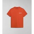 Tee-shirts sur Grenoble : T-shirt Napapijri S-GRAS NP0A4HQN-A62 ORANGE BURNT