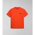 T-shirt Napapijri S-TAHI NPA4HQA-A63 ORANGE SPICY