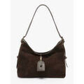 Sac a main Milano sac port&eacute; &eacute;paule Velvet caviar cuir VELVET CAVIAR 27E-VC250610 Marron
