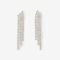 Boucles d'oreille sur Grenoble : Boucles oreilles Lollipops Boucle d'oreille longues &agrave; strass argent&eacute;es Multicolore