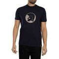 T-shirt Trojan T-shirt &agrave; logo jacquard appliqu&eacute; Bleu