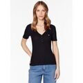Tee-shirts sur Grenoble : T-shirt Lee 112333686 HENLEY-BLACK
