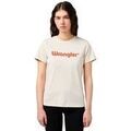 Tee-shirts sur Grenoble : T-shirt Wrangler 112350305-WHITE