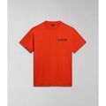 T-shirt Napapijri S-GOUIN NP0A4HTQ-A63 ORANGE SPICY Grenoble