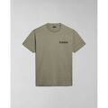 T-shirt Napapijri S-KOTCHO NP0A4HTV-GAE GREEN LICHEN Grenoble