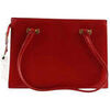 Sac &agrave; main Nina Ricci Cabas en cuir rouge Rouge