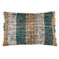 Linge de maison sur Grenoble : Coussins Pomax AYALA Bleu 40x60 cm. Coussin d&eacute;houssable.Nettoyage &agrave; sec.. Maison & D&eacute;co > Coussins.