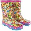 Bottes enfant Shopkins All Over Print Bottes Wellington sans poign&eacute;es Rose