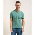 Polo K-Way Polo homme Vincent de en piqu&eacute; de coton Vert