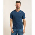 T-shirt K-Way T-shirt homme Adame en tissu &eacute;lastique Bleu Grenoble