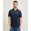 Polo Guess Polo homme en m&eacute;lange coton et soie Bleu