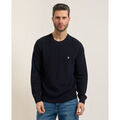 Pull BOSS Pull c&ocirc;tel&eacute; Ullian pour homme de Bleu