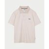 Polo enfant BOSS Polo gar&ccedil;on avec logo contrast&eacute; Beige