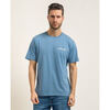 T-shirt Guess T-shirt homme Jeans avec imprim&eacute; au dos Bleu