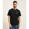 T-shirt Guess T-shirt homme Jeans avec imprim&eacute; au dos Noir