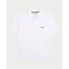 Polo enfant BOSS Polo gar&ccedil;on avec logo contrast&eacute; Blanc