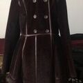 Manteaux sur Grenoble : Manteau Indies Manteau Indies bordeaux en fausse fourrure