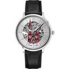 Montre Pierre Lannier Montre Homme CATHEDRALE Argent&eacute; Cuir Noir Argent&eacute;