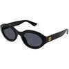 Lunettes de soleil Gucci GG1579S Lunettes de soleil, Noir/Gris, 53 mm
