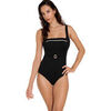 Maillots de bain Lisca Maillot une pi&egrave;ce pr&eacute;form&eacute; shapewear sans armatures Union Noir