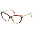 Lunettes sur Grenoble : Lunettes de soleil Max Mara MM5145 Cadres Optiques, Maron, 52 mm