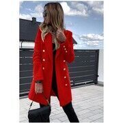 Manteau Kebello Manteau Mi Long F, Rouge