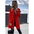 Manteaux sur Grenoble : Manteau Kebello Manteau Mi Long F, Rouge
