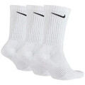 Chaussettes sur Grenoble : Chaussettes Nike CHAUSSETTES BLANCHE 3P - WHITE/BLACK - L