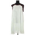Robe courte Antik Batik Robe en soie verte Grenoble