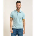 Polos sur Grenoble : Polo K-Way Polo homme Vincent de en piqu&eacute; de coton Bleu