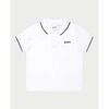 Polo enfant BOSS Polo b&eacute;b&eacute; avec rayures contrast&eacute;es Blanc