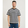 T-shirt Guess T-shirt ray&eacute; homme avec logo Blanc