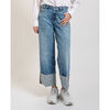 Jeans Guess jeans &agrave; jambes larges pour femmes Bleu