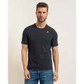 T-shirt K-Way T-shirt homme Adame en tissu &eacute;lastique Bleu Grenoble