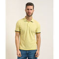 Polos sur Grenoble : Polo K-Way Polo homme Vincent de en piqu&eacute; de coton Jaune