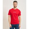 T-shirt Guess T-shirt pour homme avec logo brod&eacute; Rouge