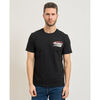 T-shirt Guess T-shirt col rond homme avec imprim&eacute; Noir