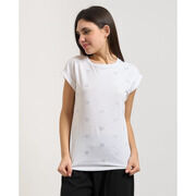T-shirt Yes Zee T-shirt femme avec mini logo devant