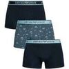 Cale&ccedil;ons Emporio Armani Pack de 3 troncs Noir