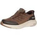 Baskets basses Skechers Baskets confortables et confortables en mousse profil&eacute;e Marron Grenoble