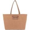 Cabas LANCASTER Sac cabas &eacute;paule Zipp&eacute; L Su&eacute;dine KBA Moka Marron