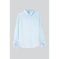 Chemises sur Grenoble : Chemise Enorsia Chemise en viscose LS &agrave; poignets nou&eacute;s Bleu
