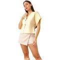 Gilets sur Grenoble : Gilet La Modeuse Tops, t-shirts pour femme - Jaune -