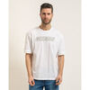 T-shirt Guess T-shirt avec logo imprim&eacute; homme Blanc